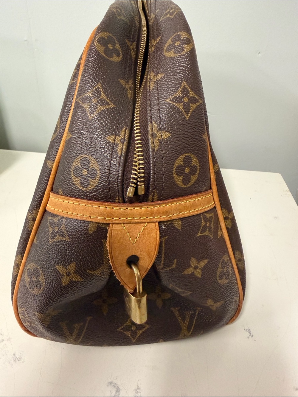 Louis Vuitton Brown Montorgueil GM - Picture 9 of 9